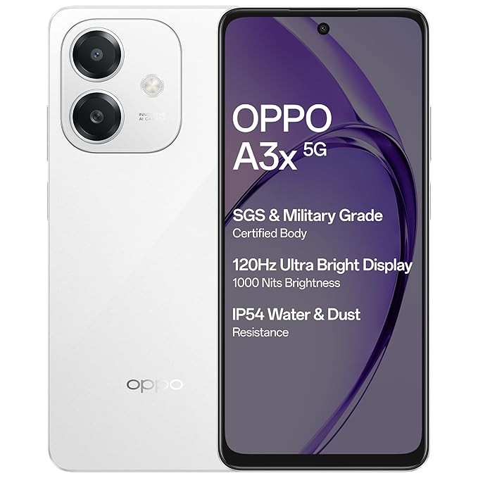 OPPO A3X 5G 4GB RAM, 64GB Storage