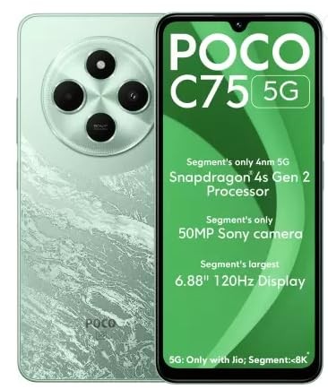 POCO C75 5G,  (4GB, 64GB)